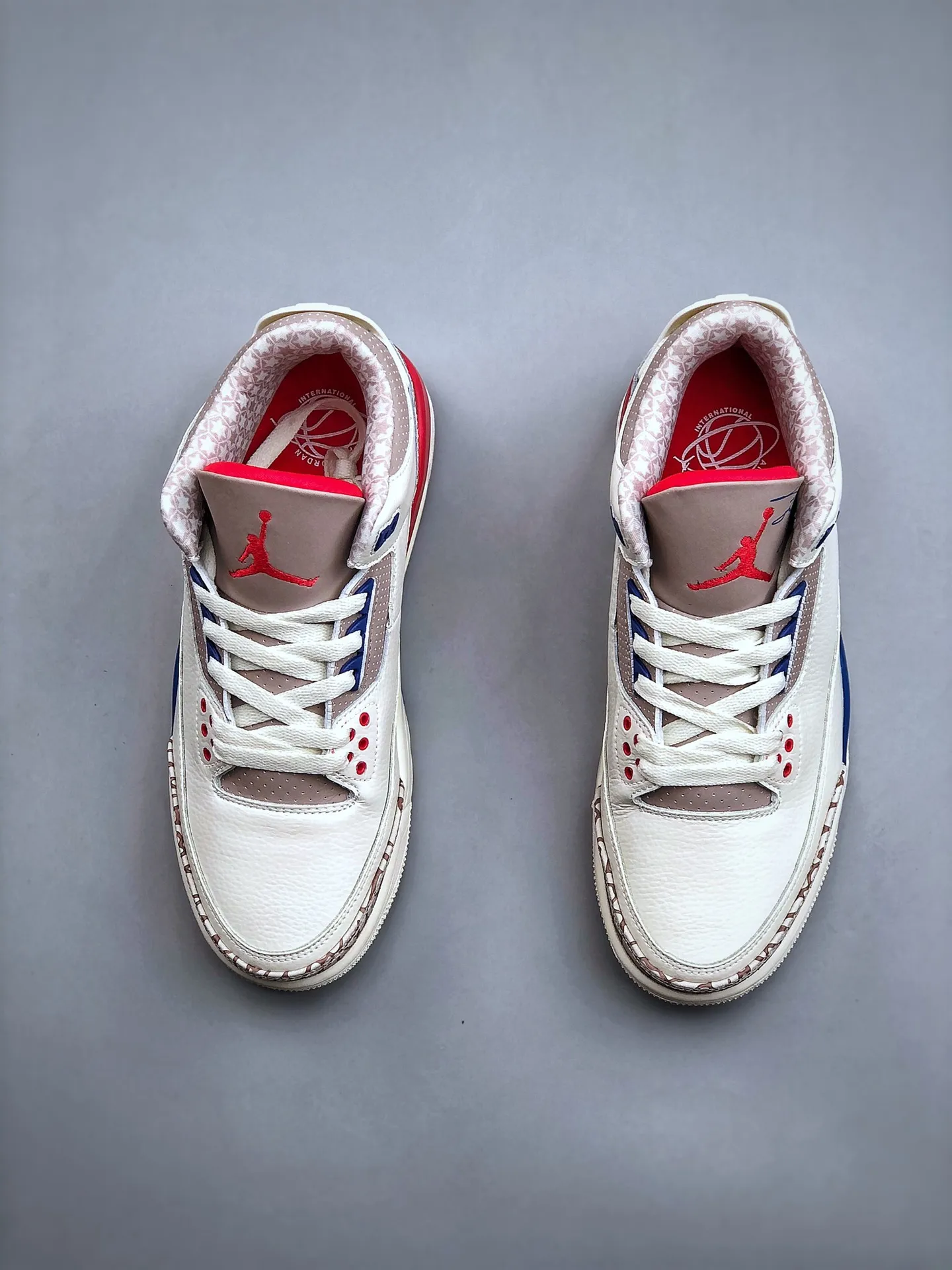 Timeless Nike Air Jordan 3 Retro “Knicks” – White Red Blue Mid-Top Basketball Shoes – Rep Shoes & Replica Sneakers 1179