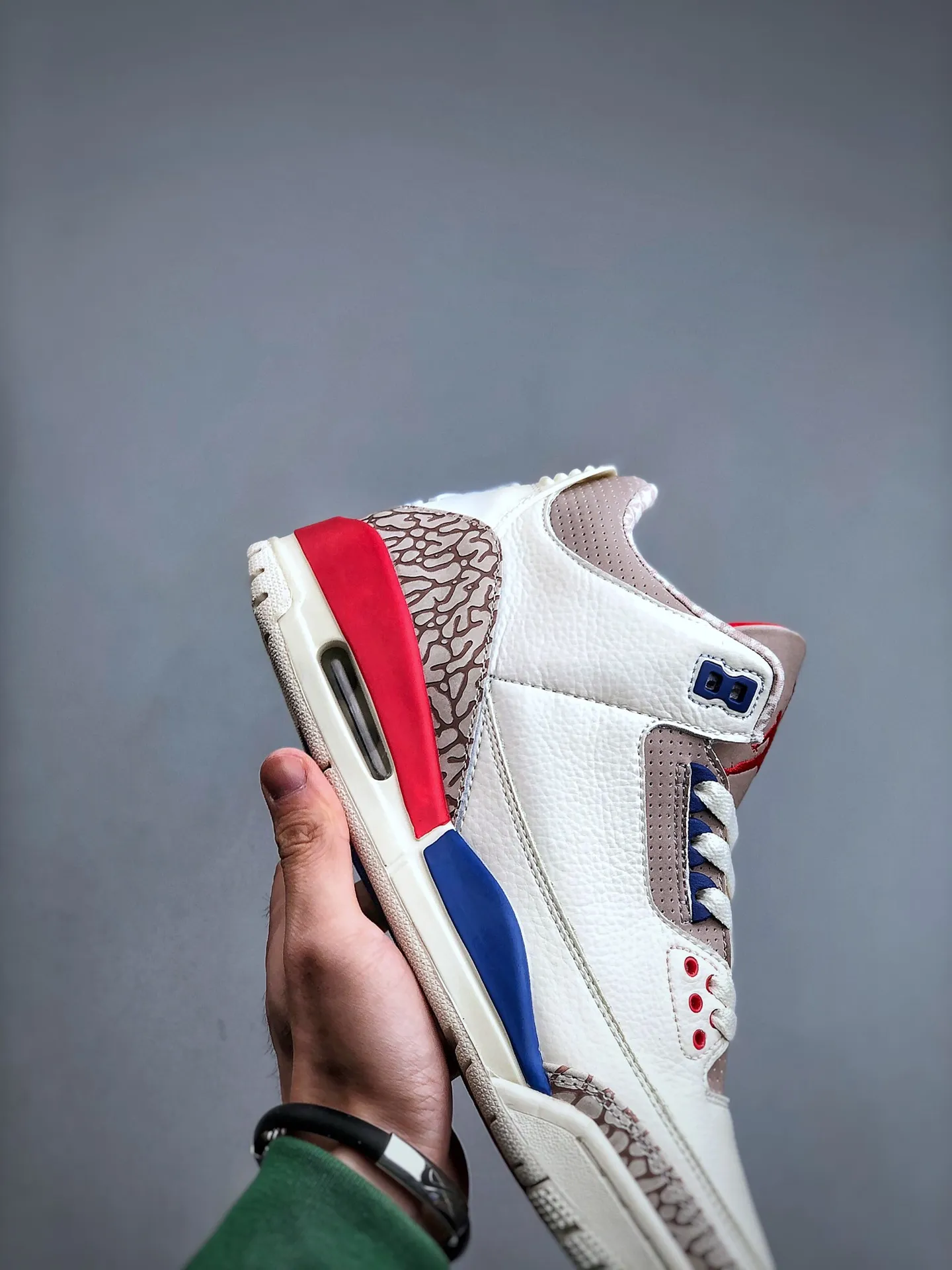 Timeless Nike Air Jordan 3 Retro “Knicks” – White Red Blue Mid-Top Basketball Shoes – Rep Shoes & Replica Sneakers 1179