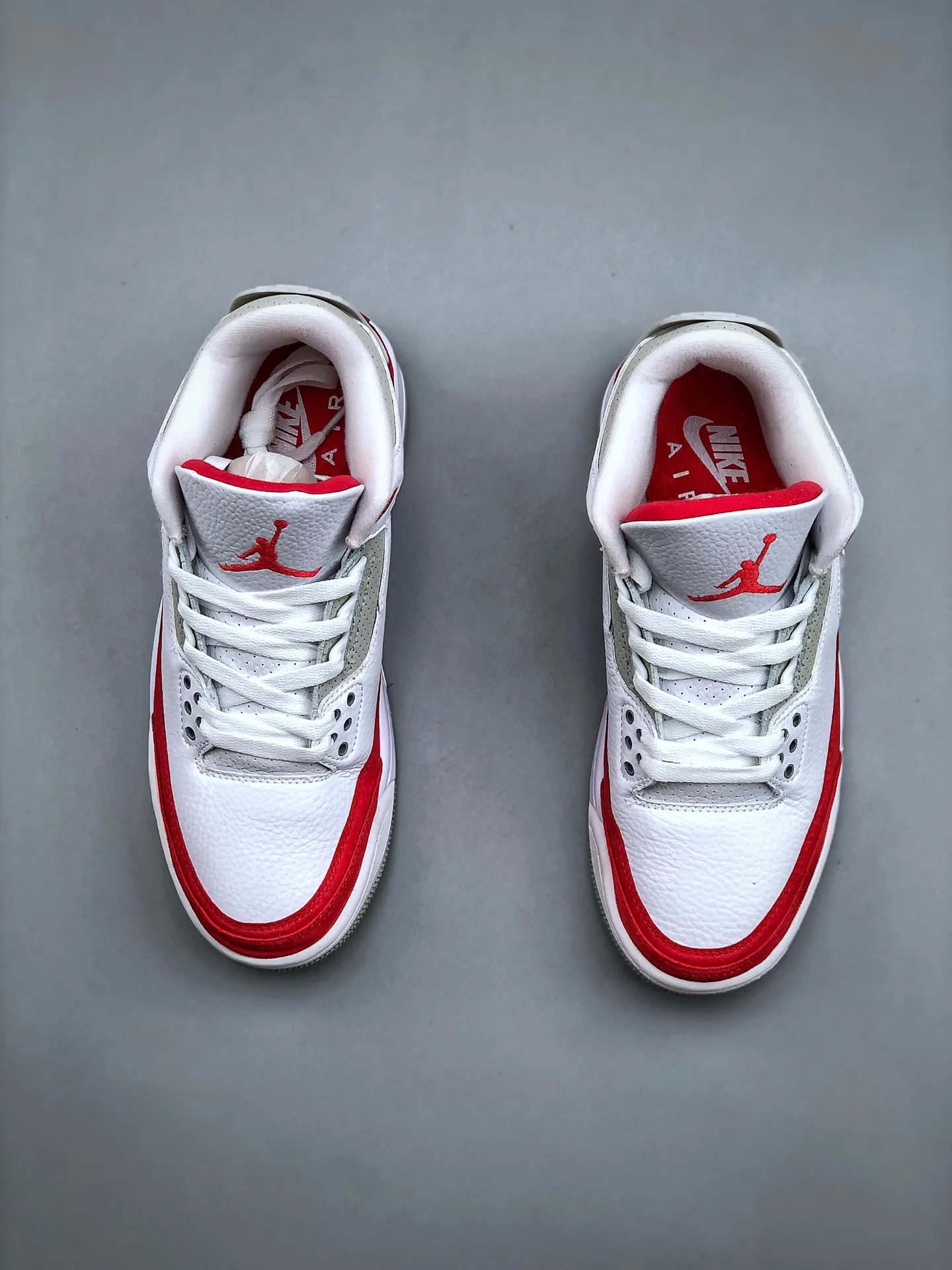 Nike Air Jordan 3 Retro ‘White Red’ –  Rep Shoes, Men’s Replica Sneakers, Sizes 35.5-47. Classic 1188