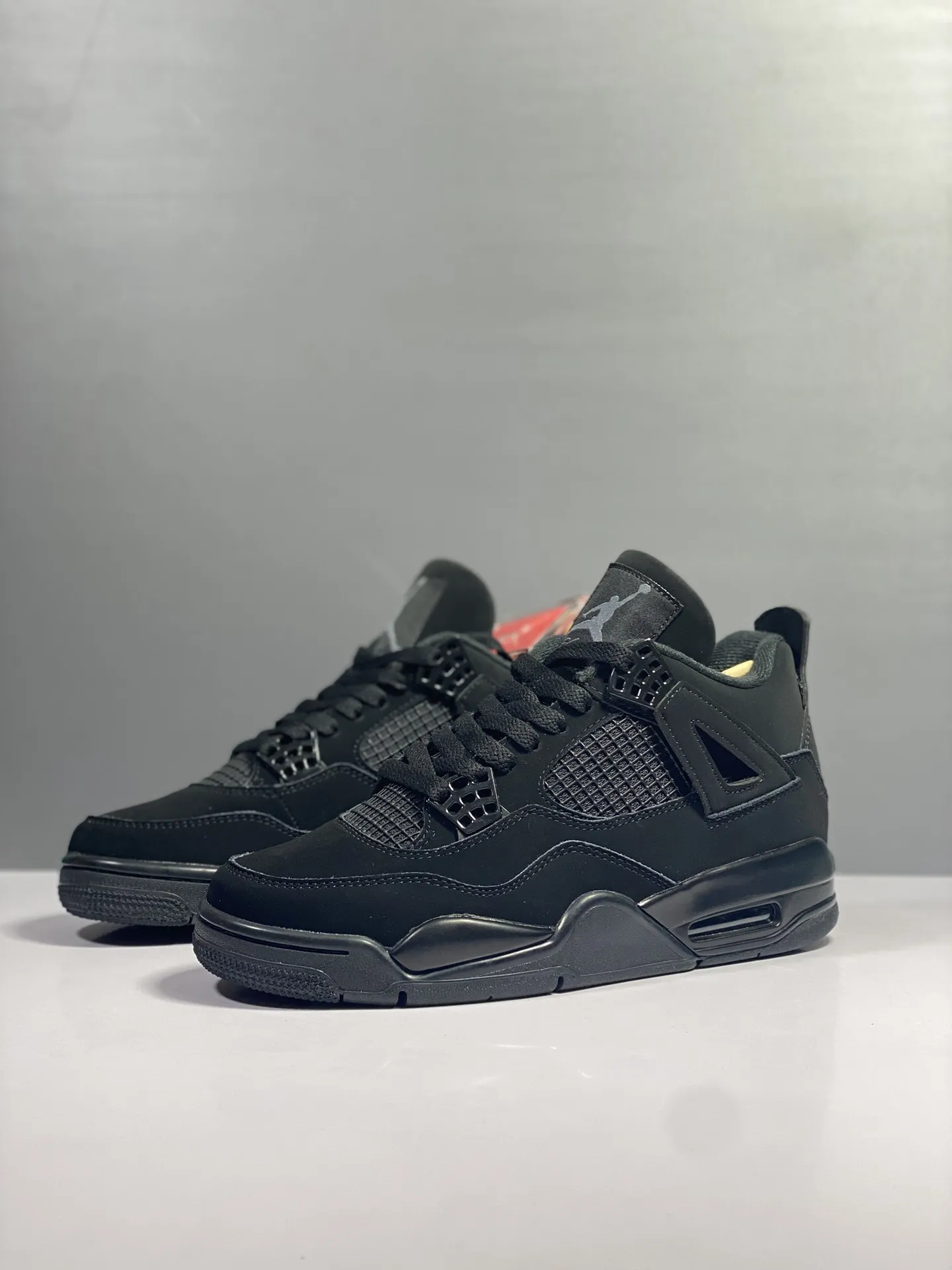 UrbanChic Nike Air Jordan 4 Retro ‘Black Cat’ CU1110-010 – Black Orange – Authentic Style with High Quality Rep Shoes Design 1170