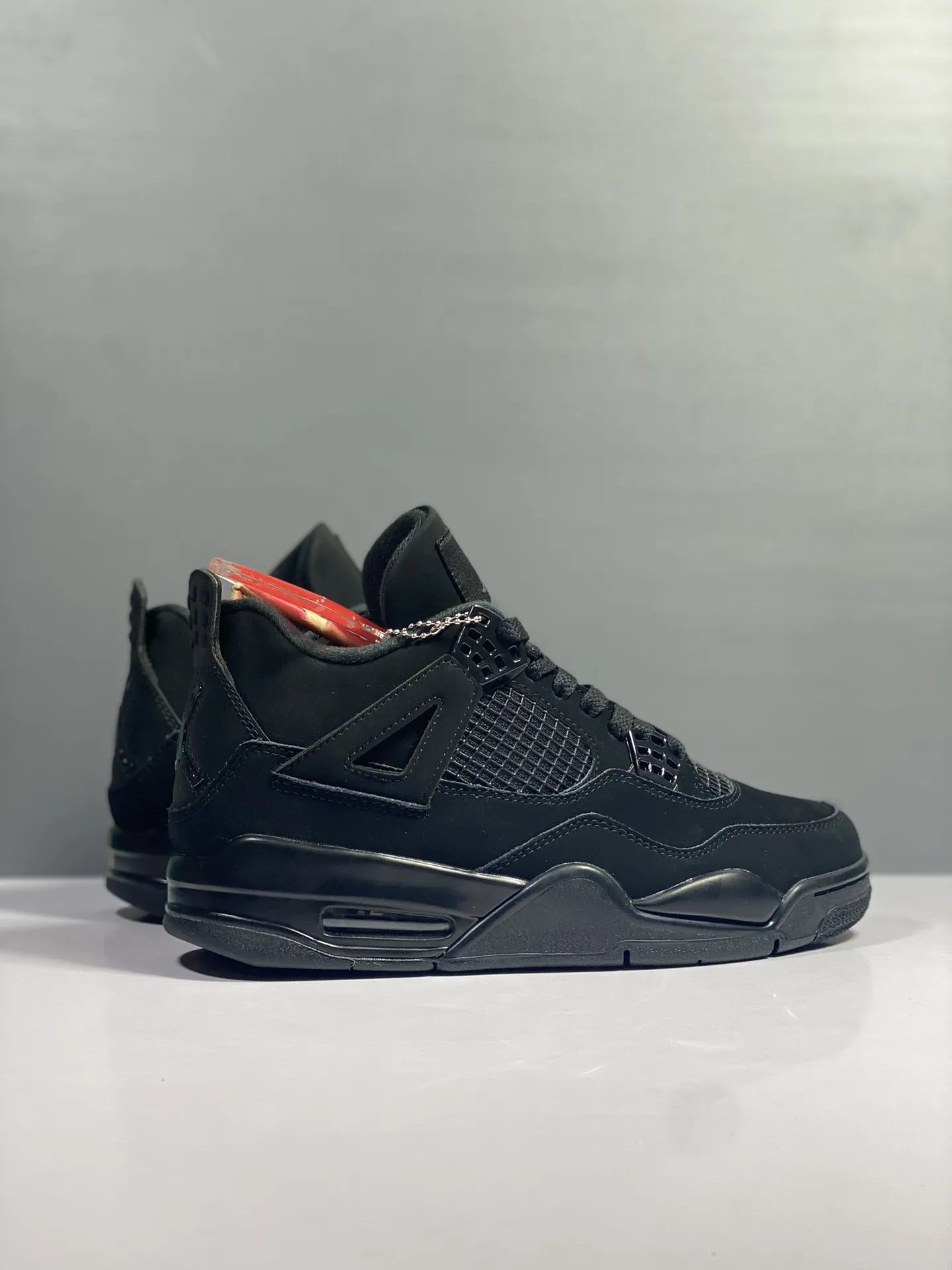 UrbanChic Nike Air Jordan 4 Retro ‘Black Cat’ CU1110-010 – Black Orange – Authentic Style with High Quality Rep Shoes Design 1170