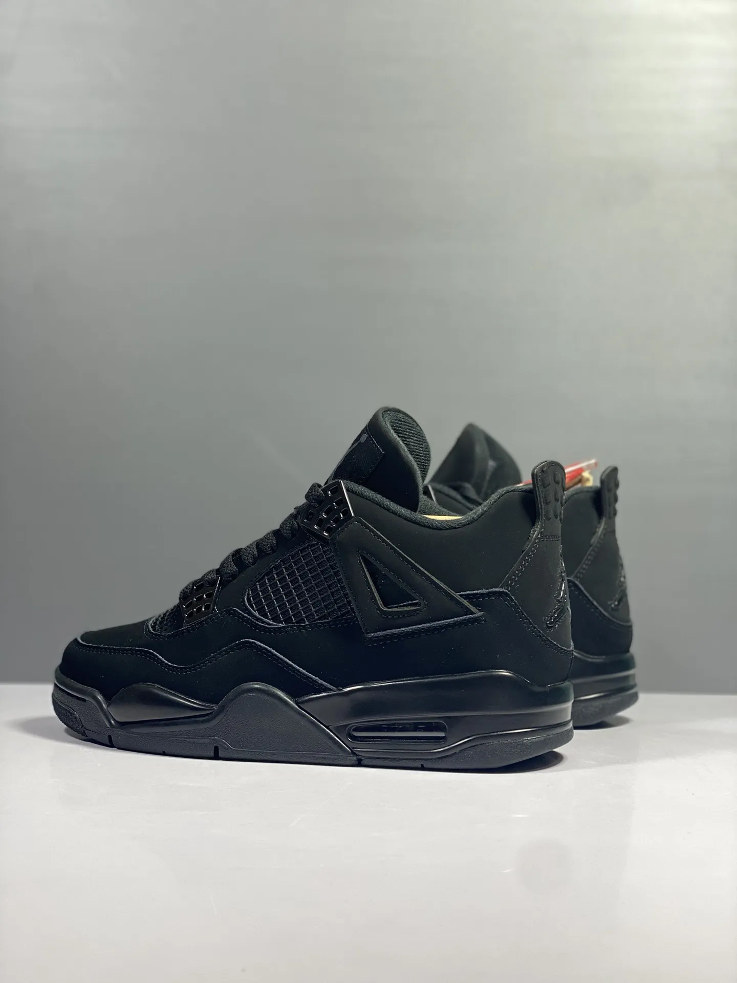 UrbanChic Nike Air Jordan 4 Retro ‘Black Cat’ CU1110-010 – Black Orange – Authentic Style with High Quality Rep Shoes Design 1170