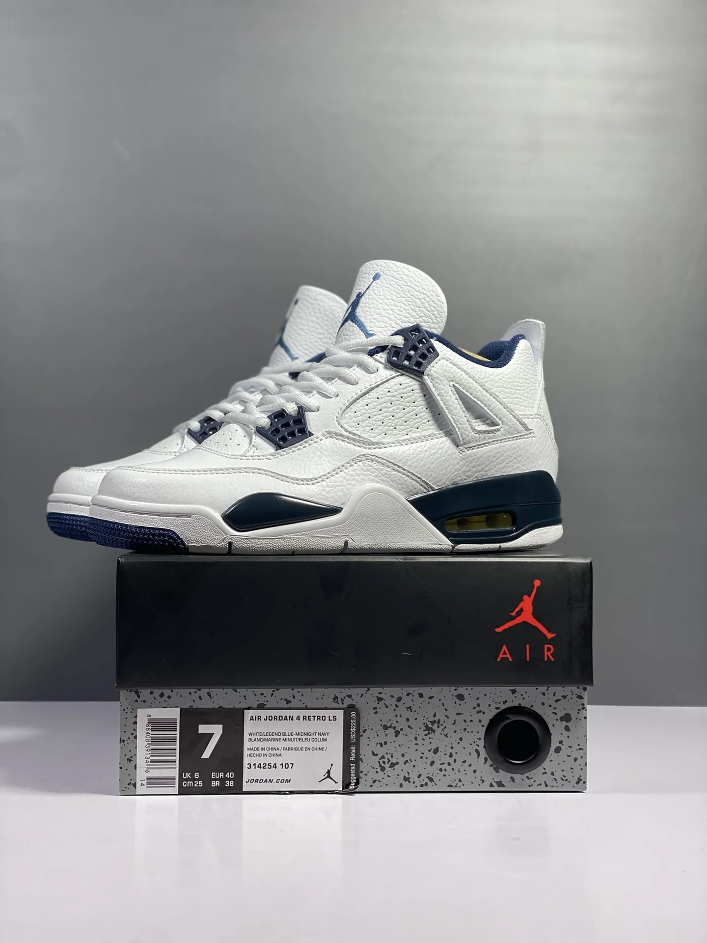 Thermal Nike Air Jordan 4 Retro Columbia White Blue – Authentic Rep Shoes & High Quality Replica Nikes 1162