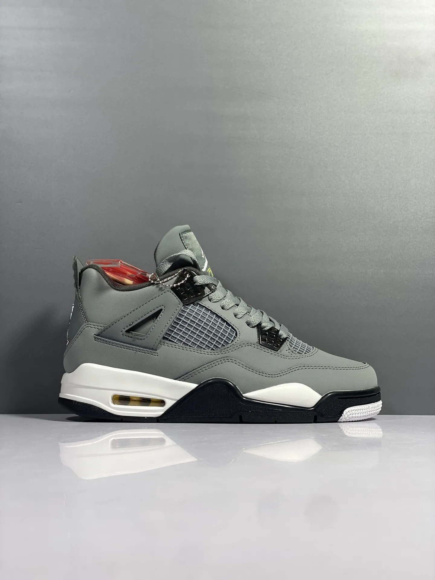 Chic Nike Air Jordan 4 Retro Cool Grey Mouse Grey – Authentic Men’s Basketball Shoes with High Quality Rep Shoes Design 1166