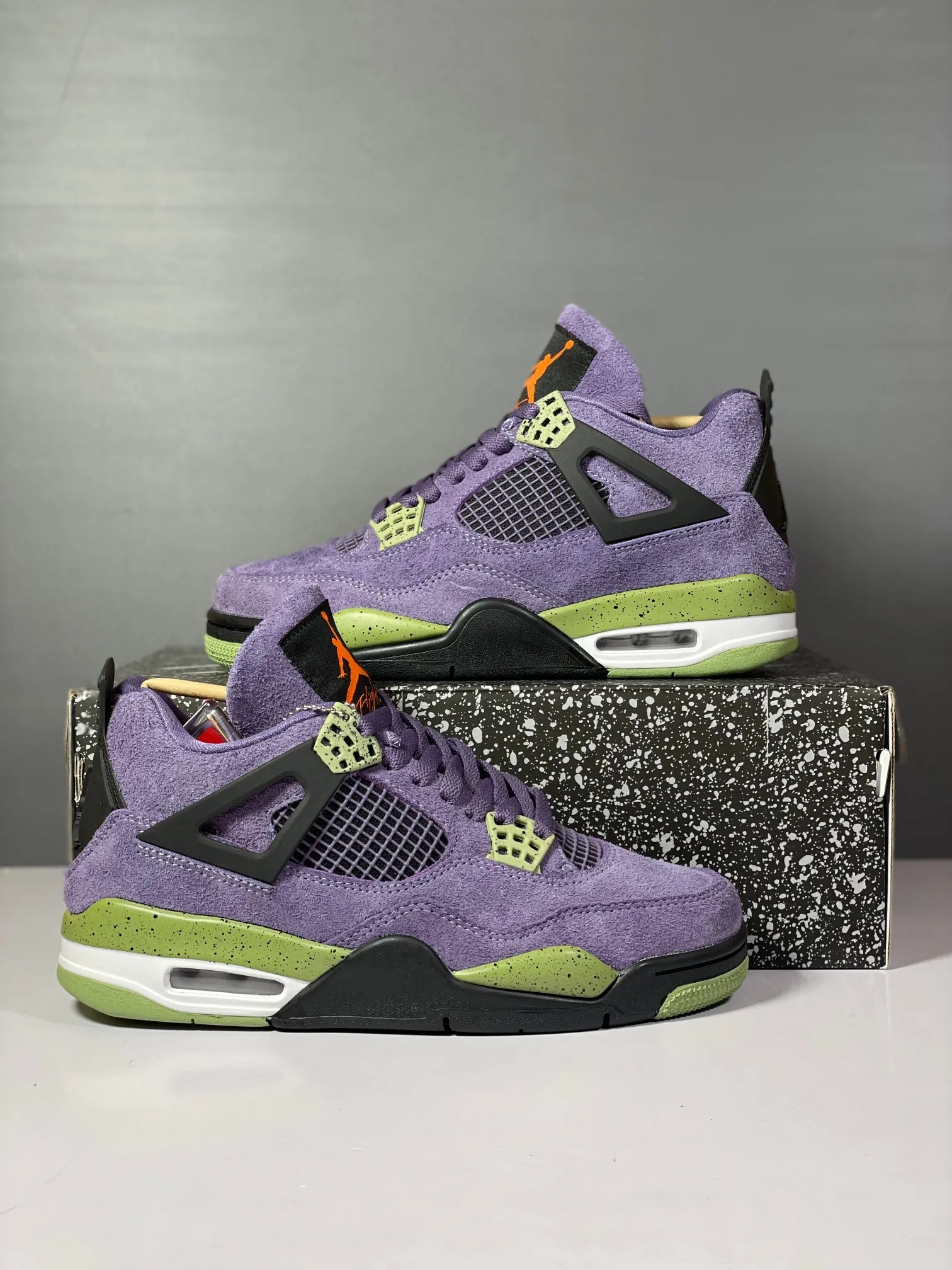 Nike Air Jordan 4 Retro ‘First Class’ – Purple Black Green – High Quality Rep Shoes GoodFit 1141