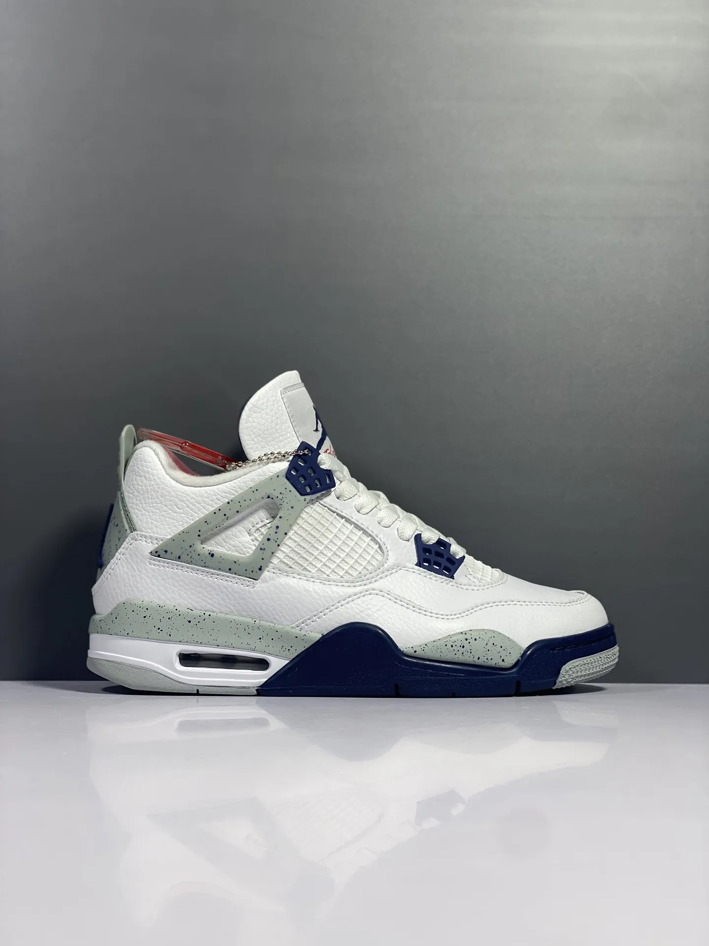 NewStyle Nike Air Jordan 4 Retro Midnight Navy White –  Rep Shoes & High Quality Replica Nikes 1168