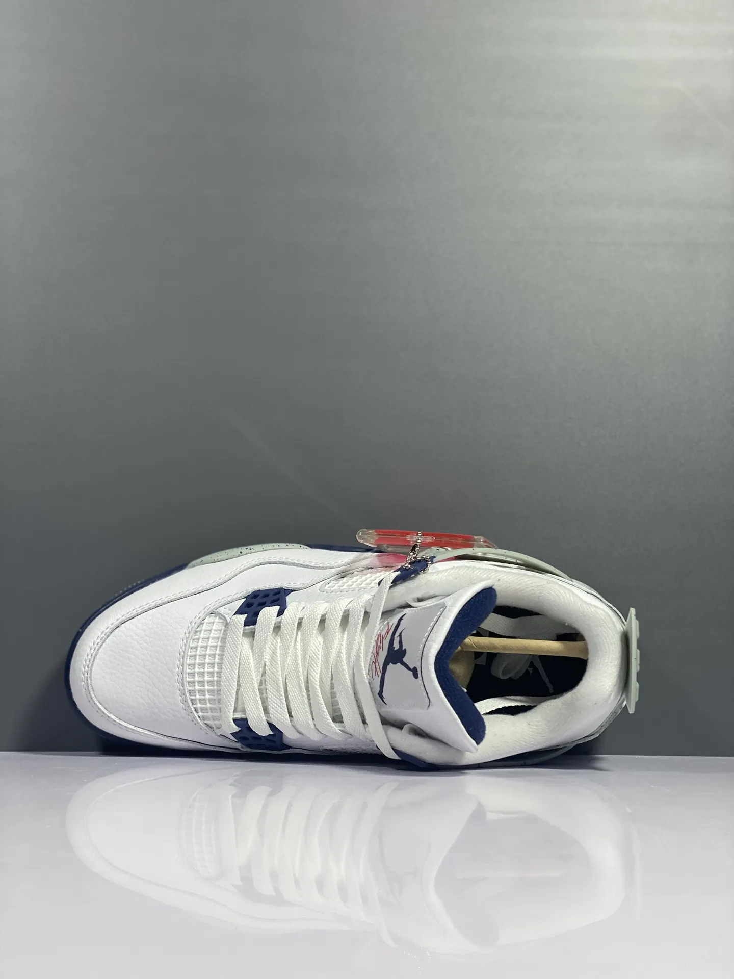 NewStyle Nike Air Jordan 4 Retro Midnight Navy White –  Rep Shoes & High Quality Replica Nikes 1168