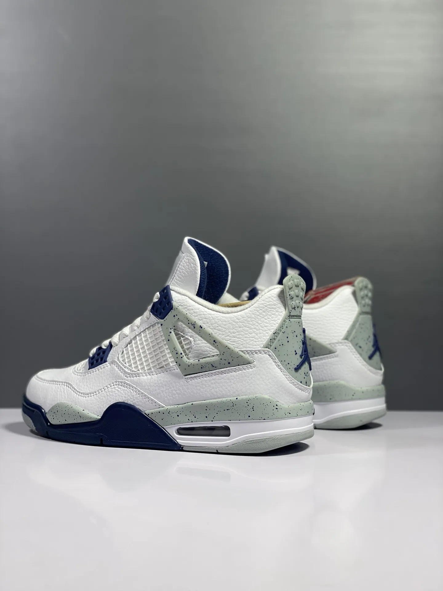 NewStyle Nike Air Jordan 4 Retro Midnight Navy White –  Rep Shoes & High Quality Replica Nikes 1168