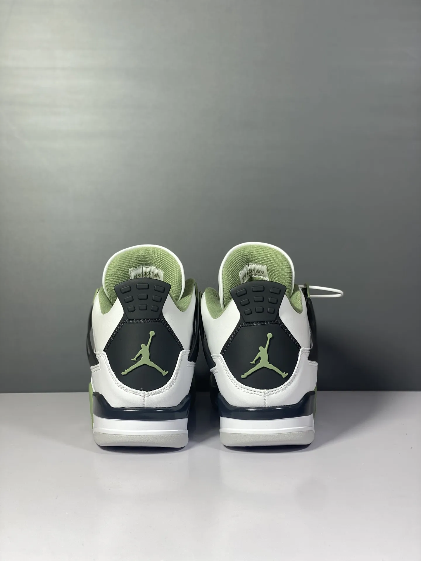 TravelReady Nike Air Jordan 4 Retro “Oil Green” – White Green Black – AQ9129-103 – High Quality Rep Shoes & Nike Replica Sneakers 1148