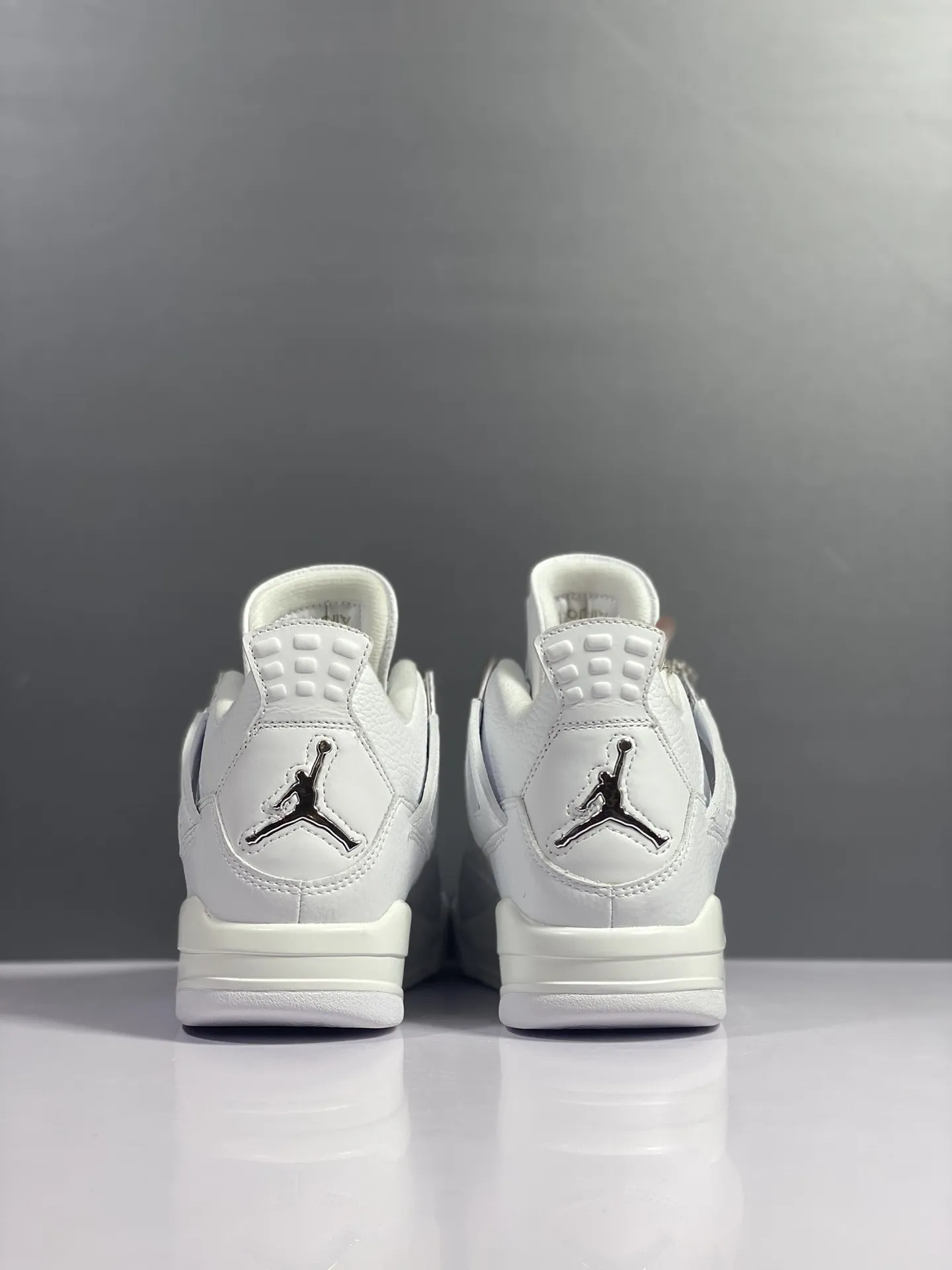 Nike Air Jordan 4 Retro Pure White Silver Buckle – AJ4 Retro Style, High Quality Rep Shoes, Multiple Sizes SoftTouch 1169