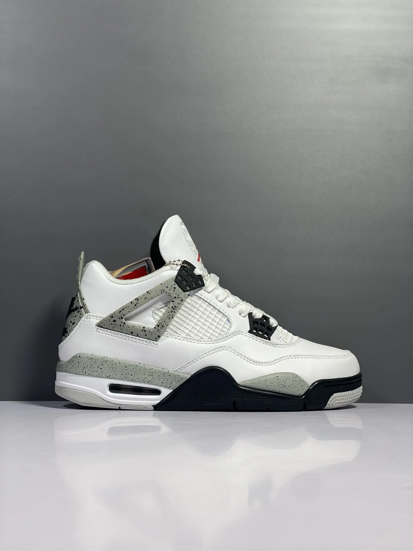 Practical Nike Air Jordan 4 Retro White Cement – Authentic AJ4 Style with High Quality Replica Shoes, Multiple Sizes Available 1161