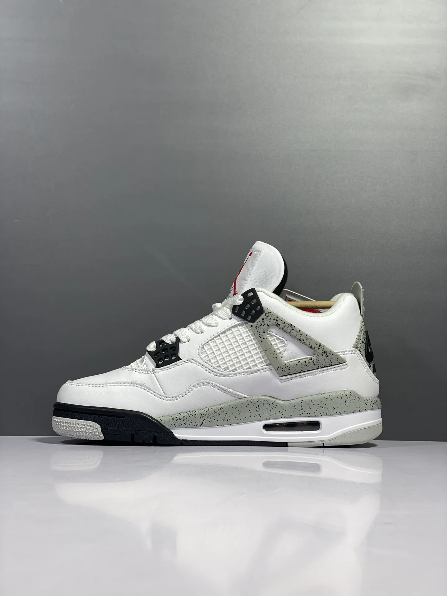 Practical Nike Air Jordan 4 Retro White Cement – Authentic AJ4 Style with High Quality Replica Shoes, Multiple Sizes Available 1161