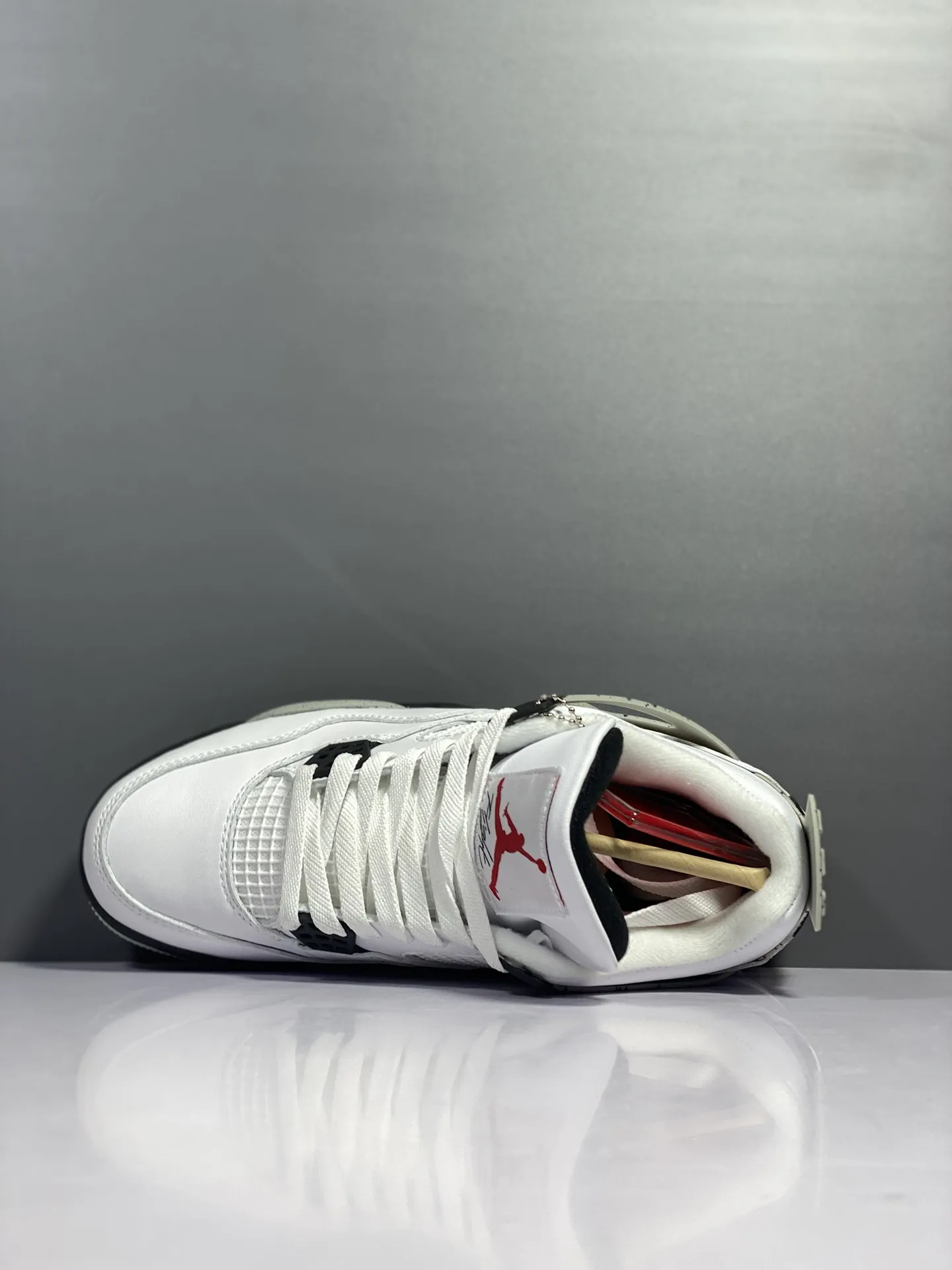 Practical Nike Air Jordan 4 Retro White Cement – Authentic AJ4 Style with High Quality Replica Shoes, Multiple Sizes Available 1161