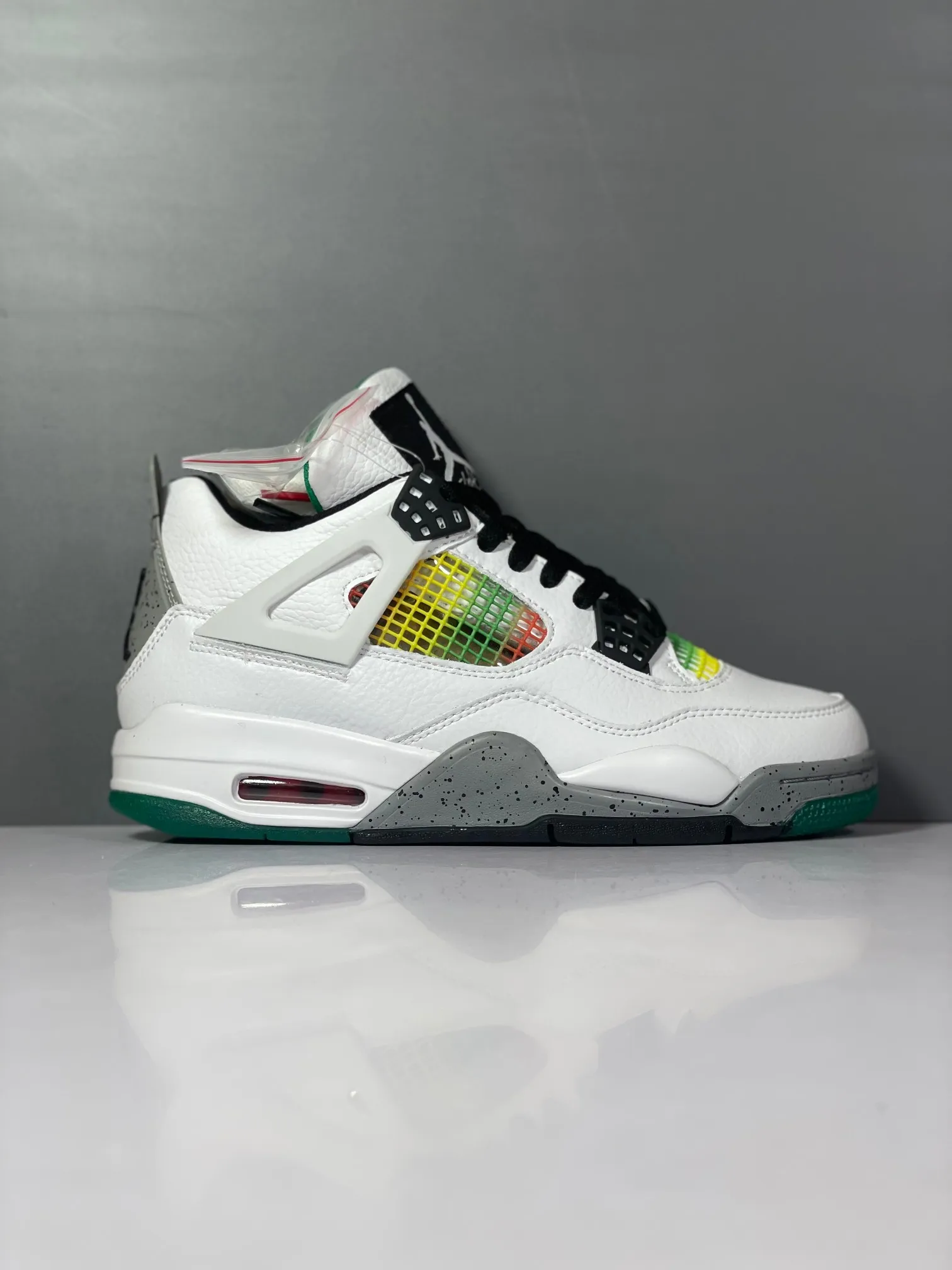 Nike Air Jordan 4 Retro White Green AJ4 – AQ9129-100 – High Top Rep Shoes with  High Quality Replica Design TravelReady 1146
