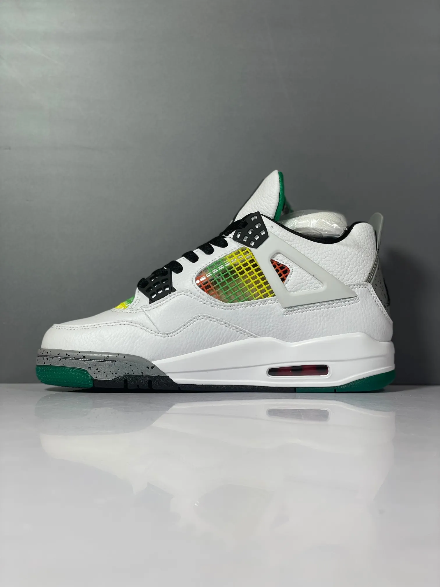 Nike Air Jordan 4 Retro White Green AJ4 – AQ9129-100 – High Top Rep Shoes with  High Quality Replica Design TravelReady 1146