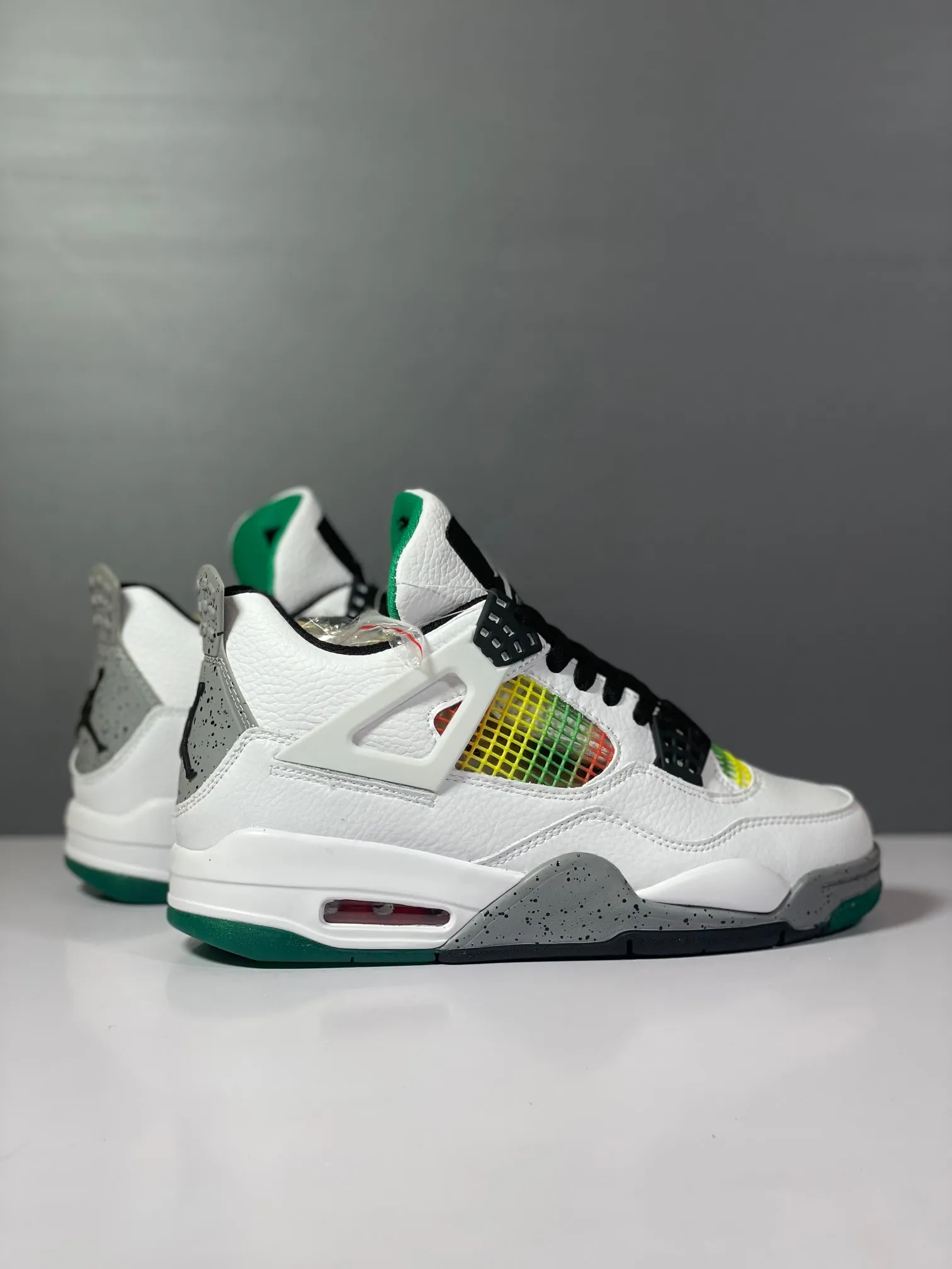 Nike Air Jordan 4 Retro White Green AJ4 – AQ9129-100 – High Top Rep Shoes with  High Quality Replica Design TravelReady 1146