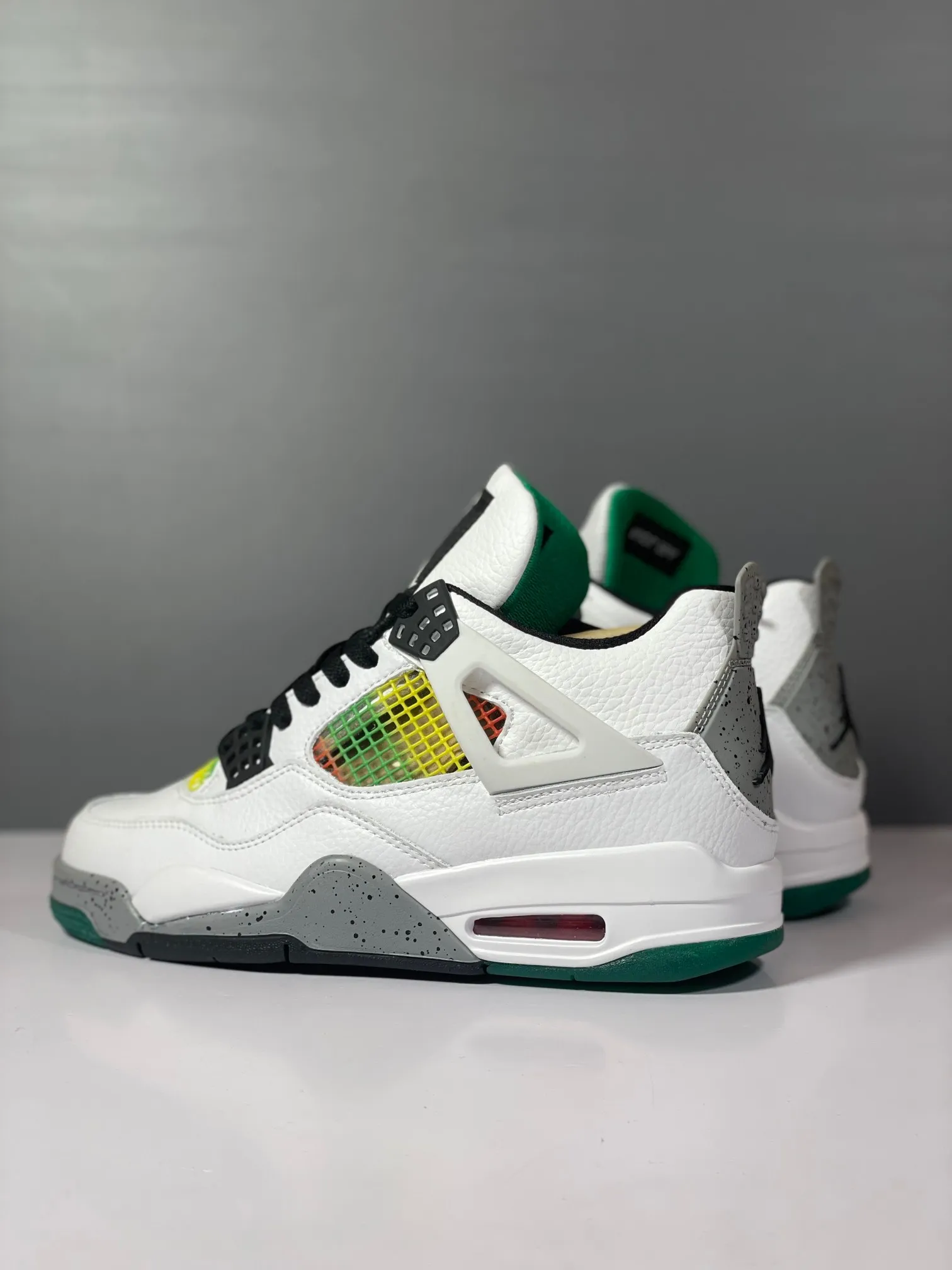 Nike Air Jordan 4 Retro White Green AJ4 – AQ9129-100 – High Top Rep Shoes with  High Quality Replica Design TravelReady 1146