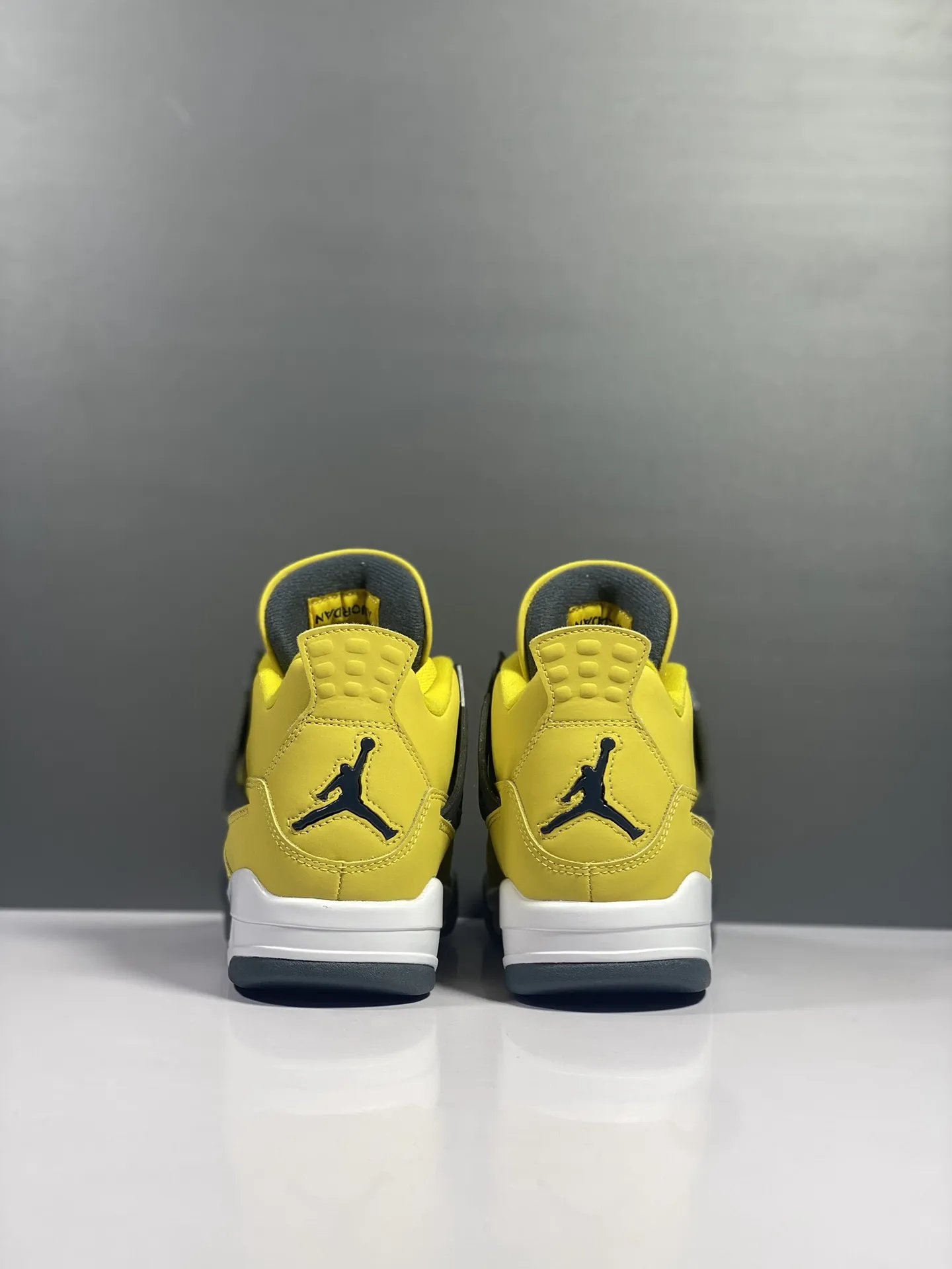 FreshLook Nike Air Jordan 4 Retro ‘White Orange’ – Lightning Yellow Colorway – High Quality Rep Shoes 1167