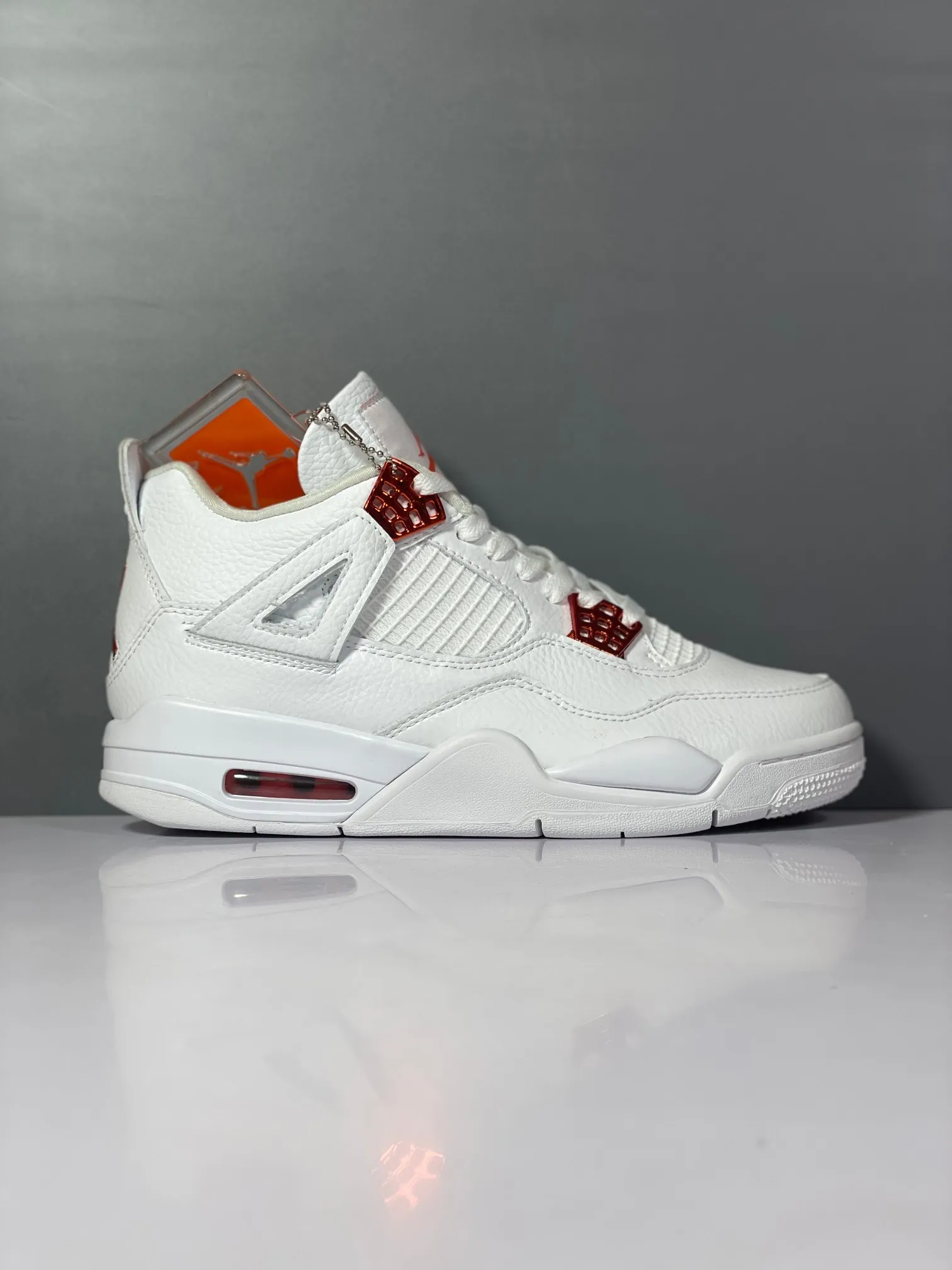Classic Nike Air Jordan 4 Retro White Orange CT8527-118 – Authentic Style Rep Shoes with High Quality Replica Design 1143