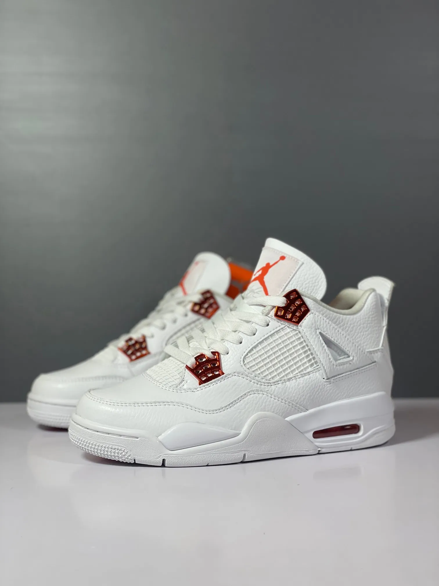 Classic Nike Air Jordan 4 Retro White Orange CT8527-118 – Authentic Style Rep Shoes with High Quality Replica Design 1143