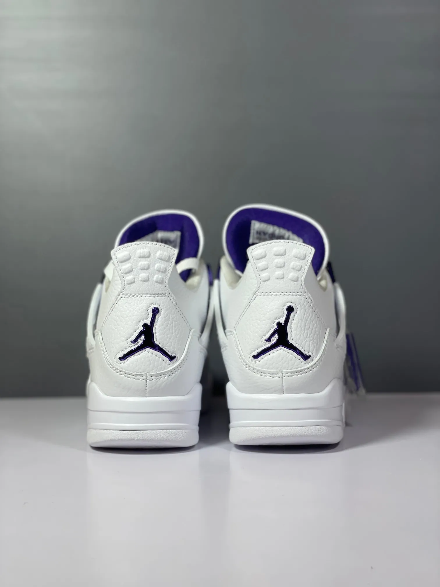 Resilient Nike Air Jordan 4 Retro White Purple AJ4 – Authentic Style with High Quality Replica Shoes, Multiple Sizes Available 1150