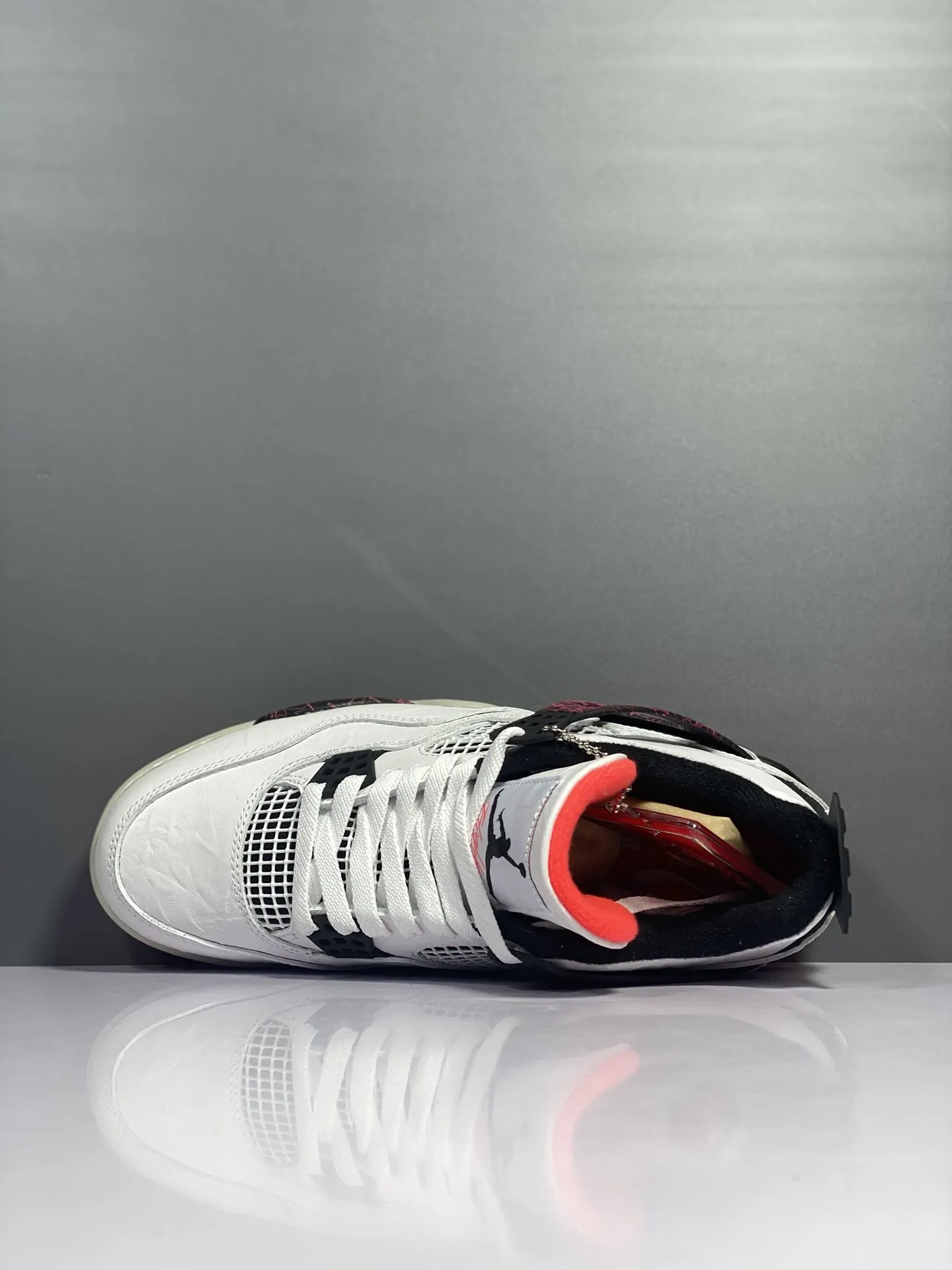 Nike Air Jordan 4 Retro White Red Black Lava – Authentic Style Rep Shoes with  High Quality Replica Design Bright 1171