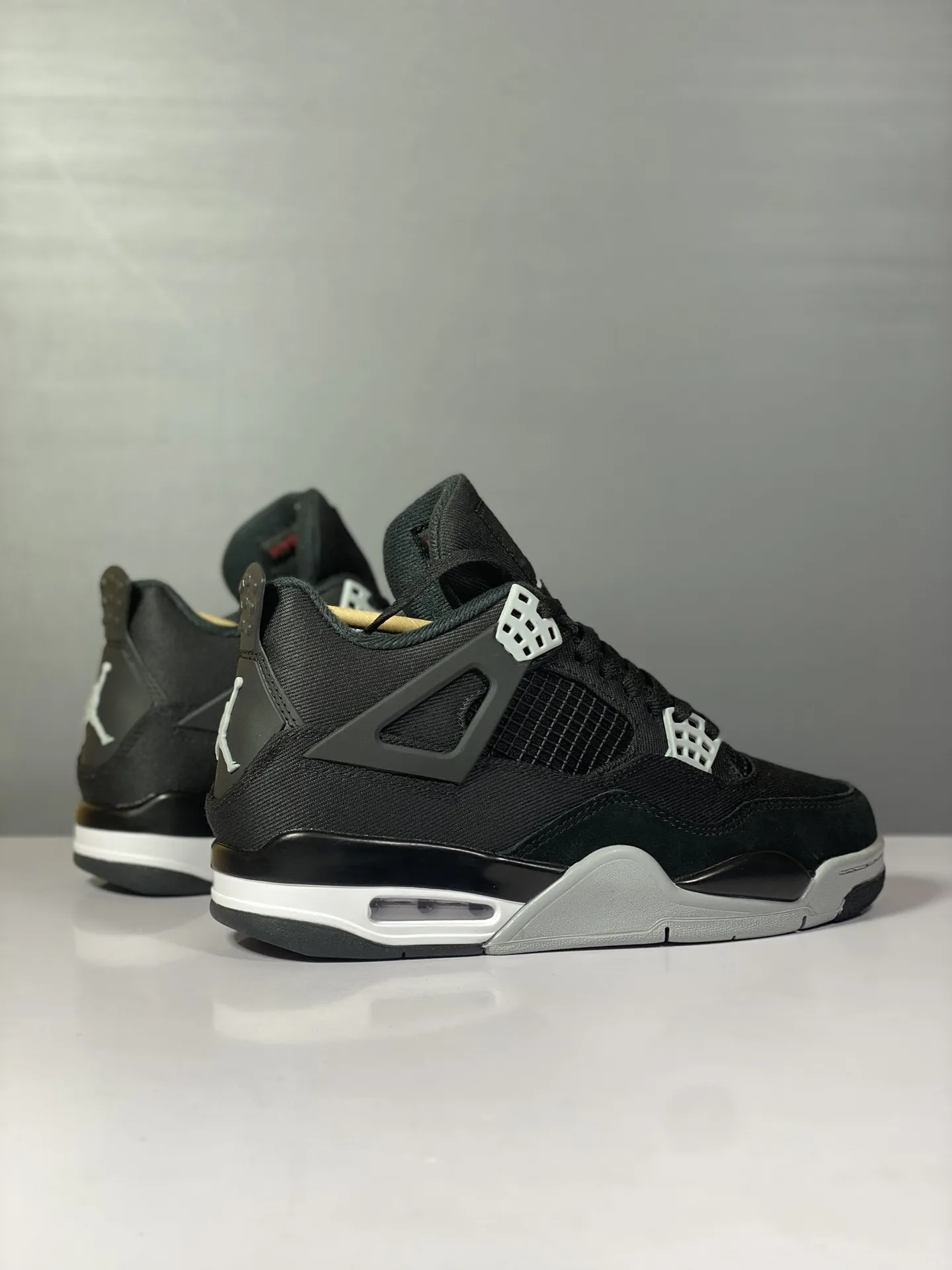 Nike Air Jordan 4 SE “Black Canvas” – Authentic Black Basketball Rep Shoes with High Quality Replica Design WaterResistant 1154