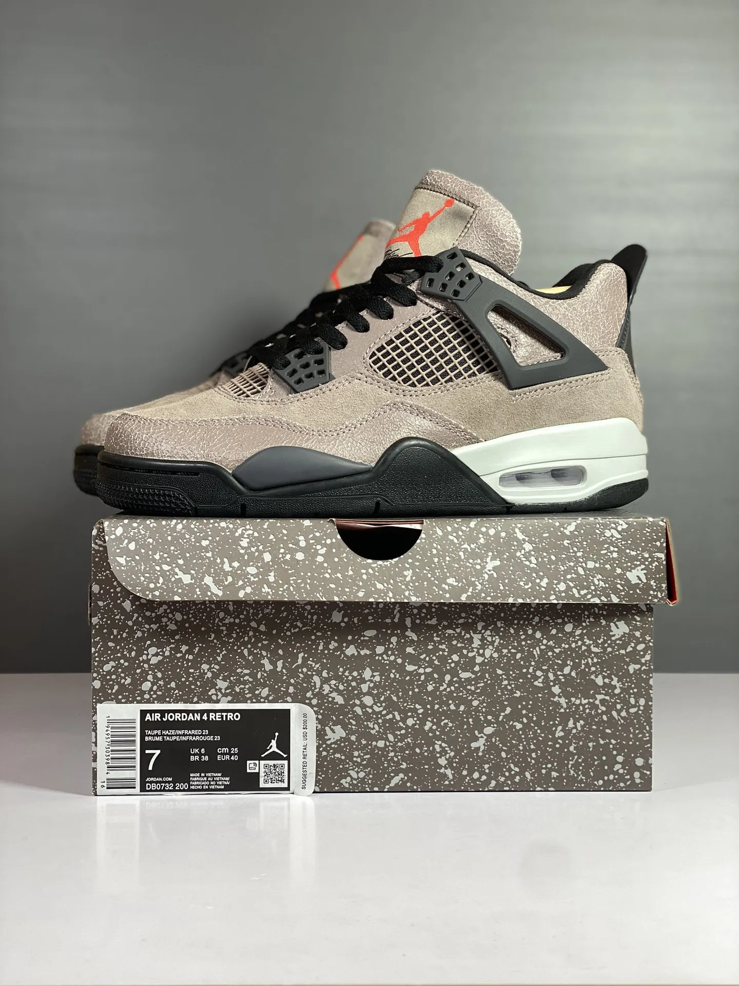 TopPick Nike Air Jordan 4 “Taupe Haze” (GS) – Black Brown Mocha – High Quality Rep Shoes – DJ6249-200 – Sizes 40- 1157