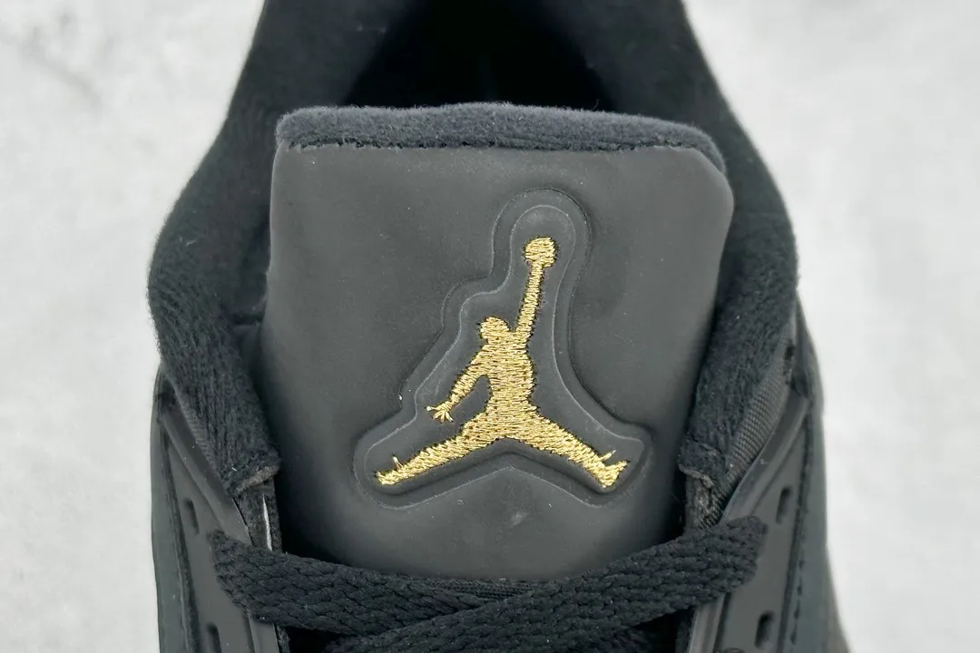 Resilient Nike Air Jordan 5 Retro Black Gold Low-Top Sneakers – High Quality Rep Shoes DJ1094- 1130