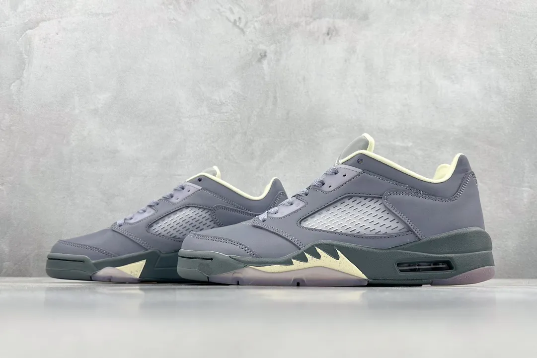 Nike Air Jordan 5 Retro Blue Grey Low-Top Sneakers –  Rep Shoes – High Quality Replica – FJ4563- ModernLook 1138