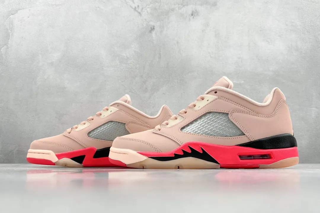 FreshLook Nike Air Jordan 5 Retro ‘Flamingo’ – Beige Red Black Low Top Sneakers DA8016-806 –  Rep Shoes & Nike Replica Collection 1135