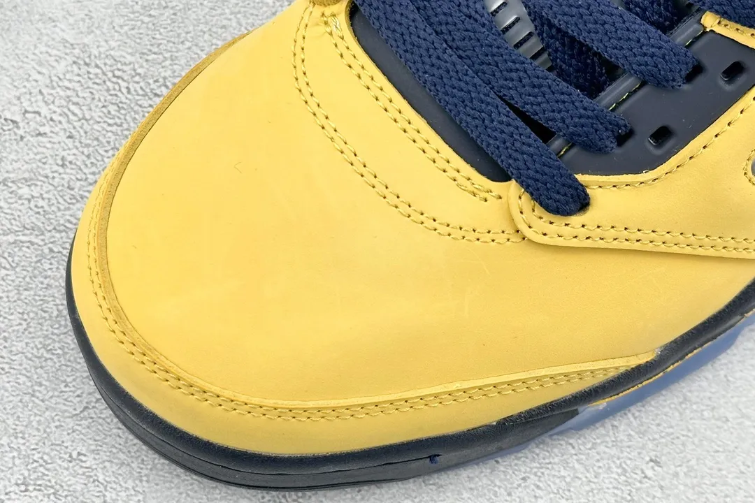 Nike Air Jordan 5 Retro Michigan Yellow Basketball Shoes – High Quality Replica Shoes CQ9541- Breathable 1117
