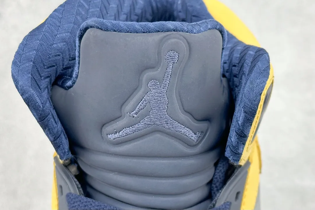 Nike Air Jordan 5 Retro Michigan Yellow Basketball Shoes – High Quality Replica Shoes CQ9541- Breathable 1117