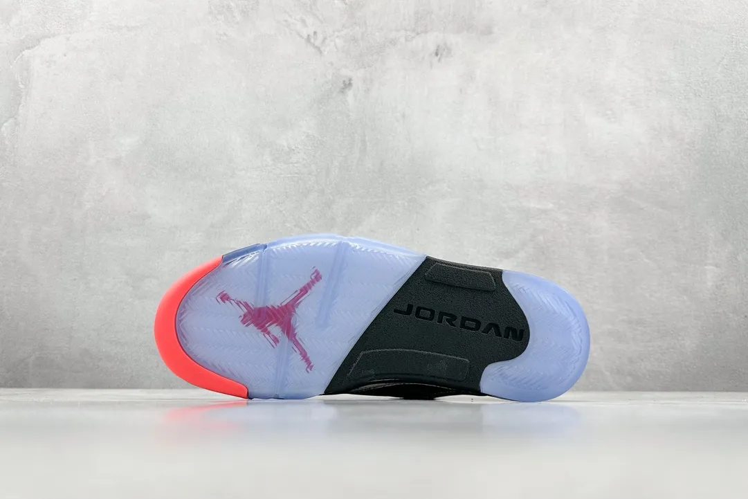 Nike Air Jordan 5 Retro Neymar – Wolf Grey Black Red High Quality Replica Basketball Shoes Versatile 1128