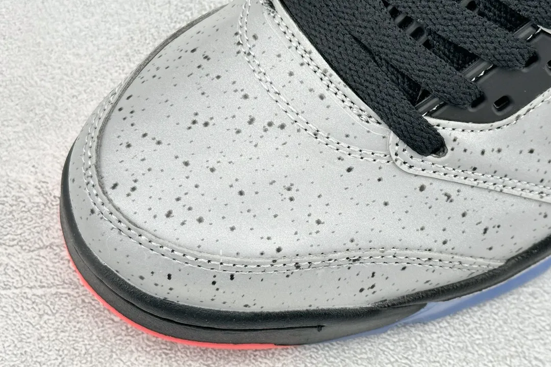 Nike Air Jordan 5 Retro Neymar – Wolf Grey Black Red High Quality Replica Basketball Shoes Versatile 1128