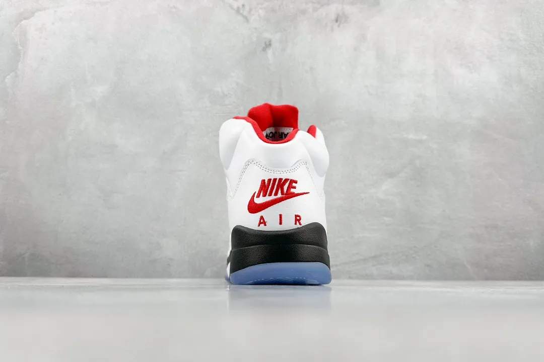 ZeroBulk Nike Air Jordan 5 Retro Rukawa – White Red Black High-Top Rep Shoes with High Quality Replica Design 1120