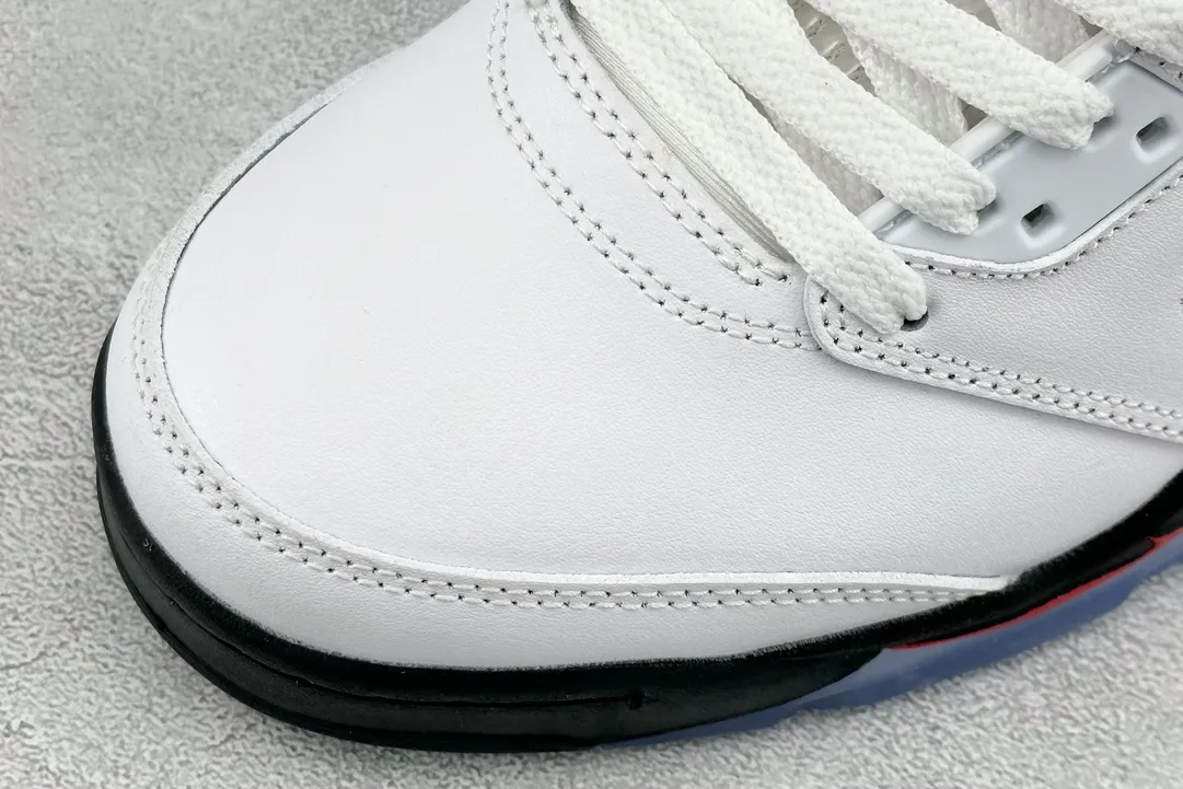 ZeroBulk Nike Air Jordan 5 Retro Rukawa – White Red Black High-Top Rep Shoes with High Quality Replica Design 1120