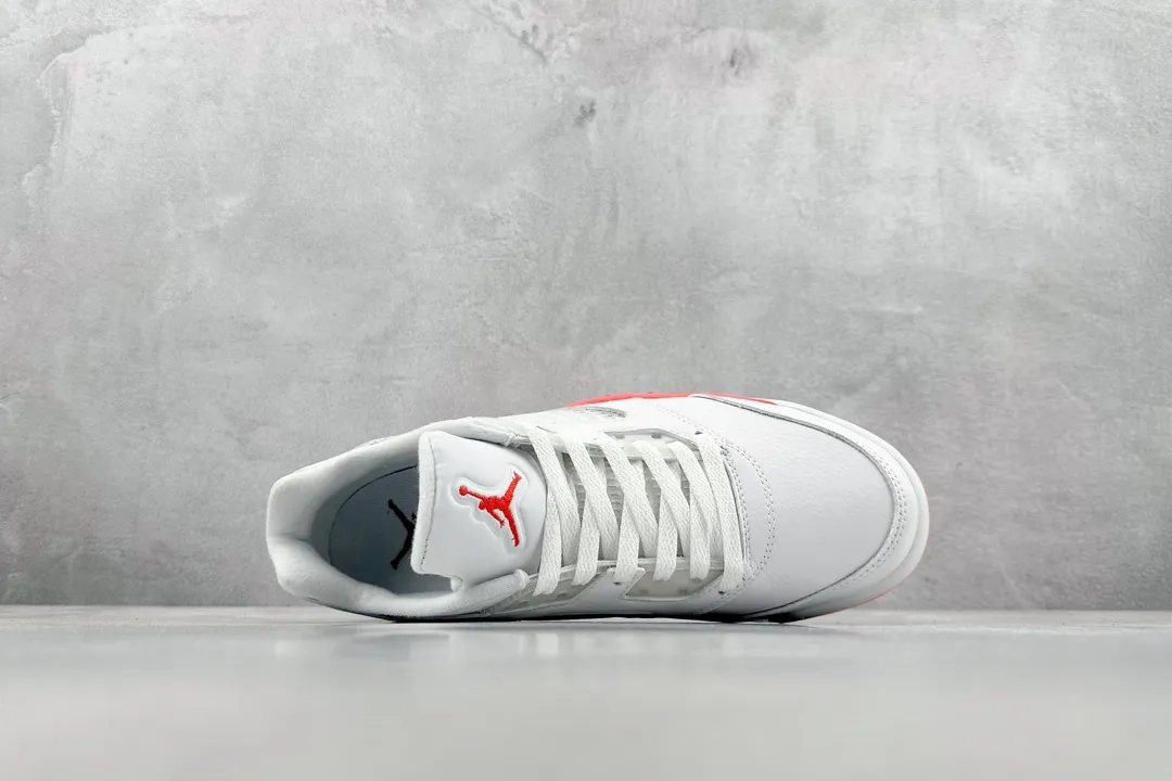 Nike Air Jordan 5 Retro ‘Rukawa’ White Red – Low Top Rep Shoes with High Quality GoodFit 1124