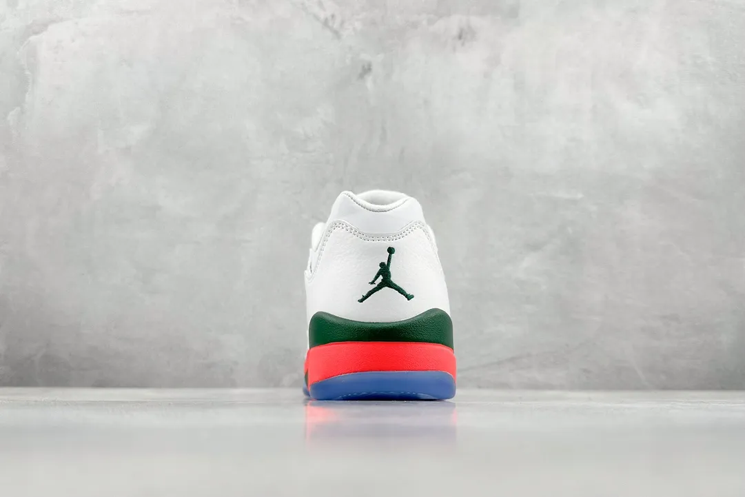 Nike Air Jordan 5 Retro ‘Rukawa’ White Red – Low Top Rep Shoes with High Quality GoodFit 1124