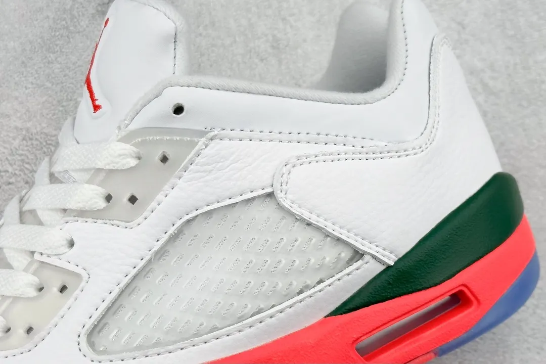 Nike Air Jordan 5 Retro ‘Rukawa’ White Red – Low Top Rep Shoes with High Quality GoodFit 1124