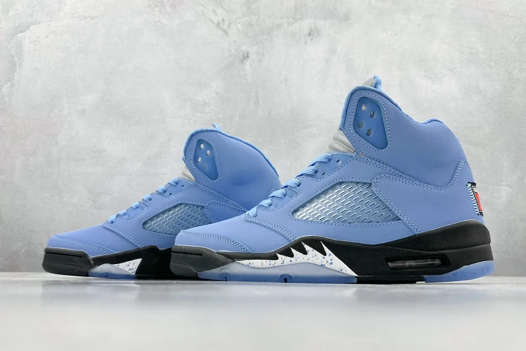 Nike Air Jordan 5 Retro UNC Blue Low-Top Sneakers – High Quality Replica Shoes DV1310- Fashionable 1125