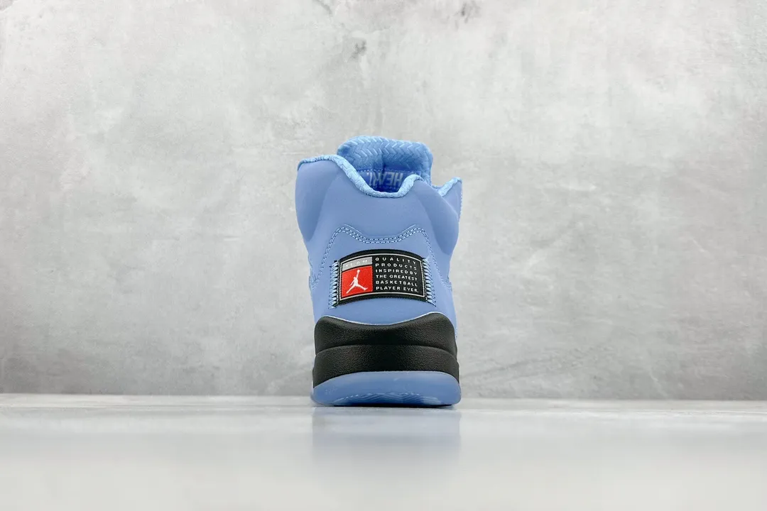 Nike Air Jordan 5 Retro UNC Blue Low-Top Sneakers – High Quality Replica Shoes DV1310- Fashionable 1125