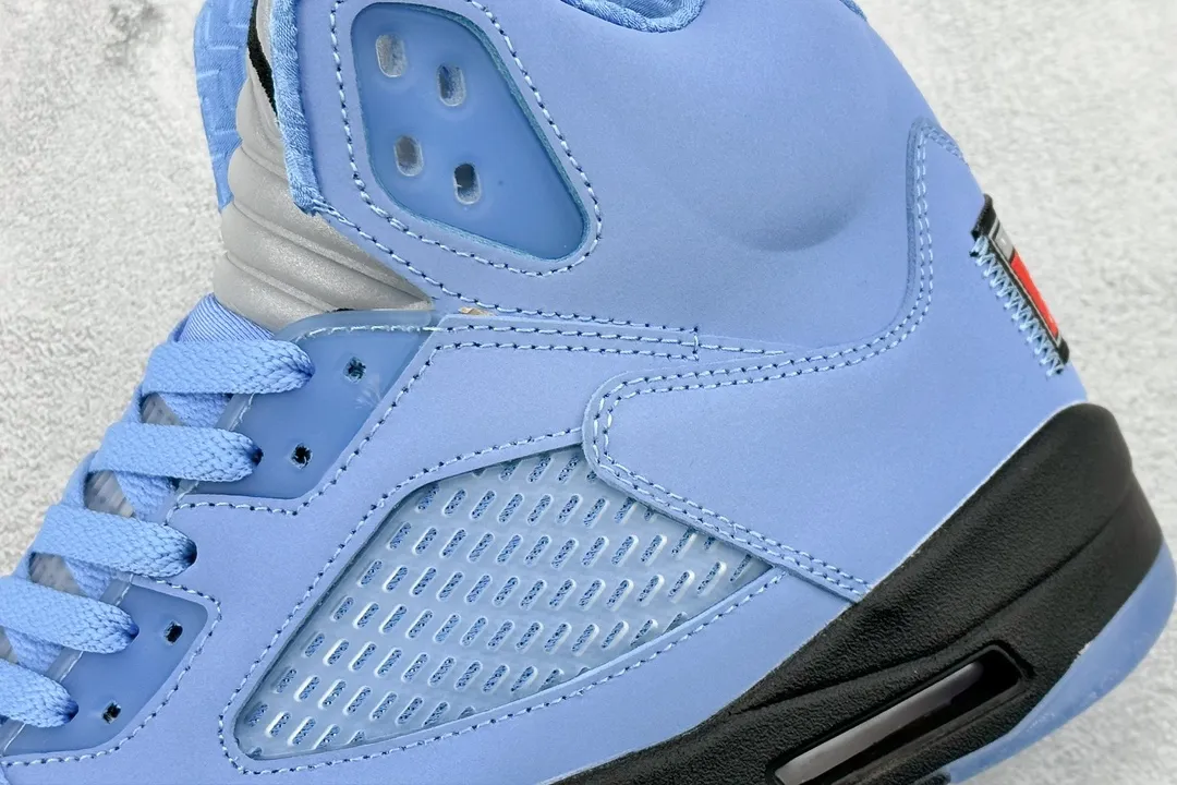 Nike Air Jordan 5 Retro UNC Blue Low-Top Sneakers – High Quality Replica Shoes DV1310- Fashionable 1125