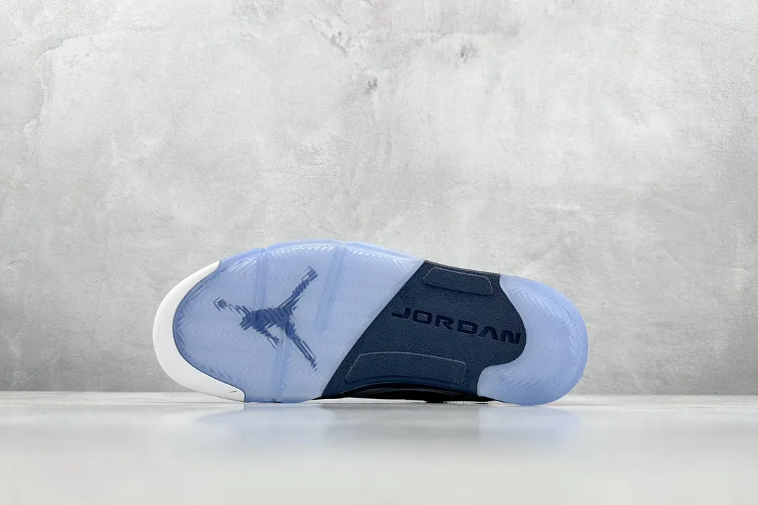 Nike Air Jordan 5 Retro White Blue Low-Top Sneakers – High Quality Rep Shoes, Style: 819171- Chic 1127