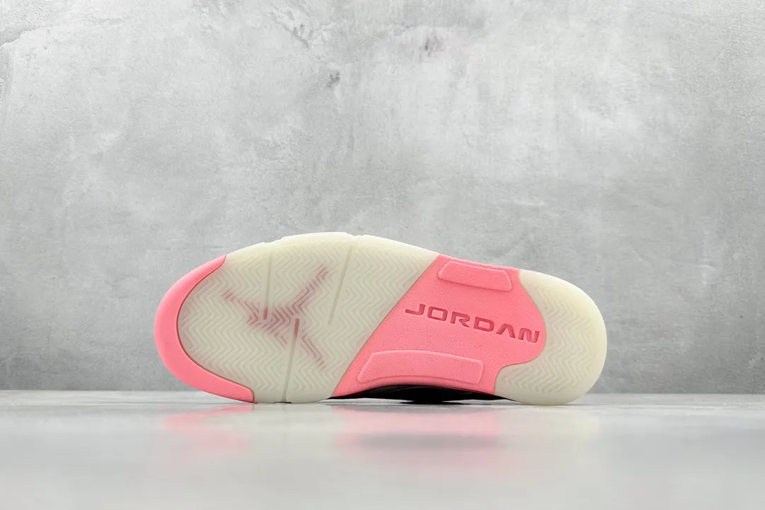 Neat Nike Air Jordan 5 Retro White Pink Low Top Sneakers – High Quality Replica Shoes DX4390- 1126