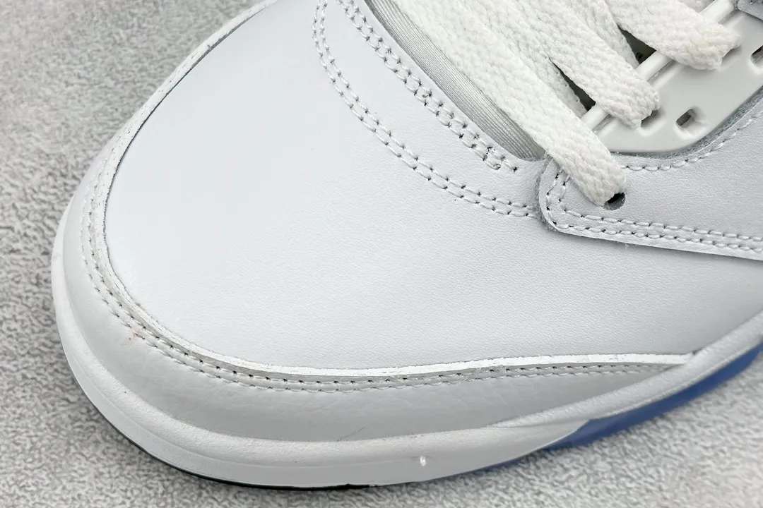 Nike Air Jordan 5 Retro White Silver Low-Top Sneakers –  Rep Shoes with High Quality Replica Design Style Code 819172- ZeroBulk 1136