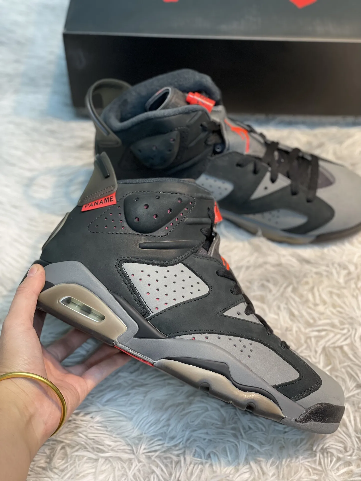 Nike Air Jordan 6 AJ6 PSG Khaki Black Grey High Top Sneakers – CK1229-001 | High Quality Replica Shoes & Nike Replica ModernLook 1107