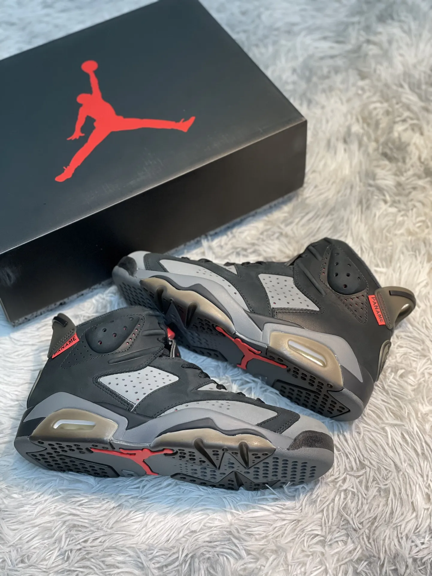 Nike Air Jordan 6 AJ6 PSG Khaki Black Grey High Top Sneakers – CK1229-001 | High Quality Replica Shoes & Nike Replica ModernLook 1107