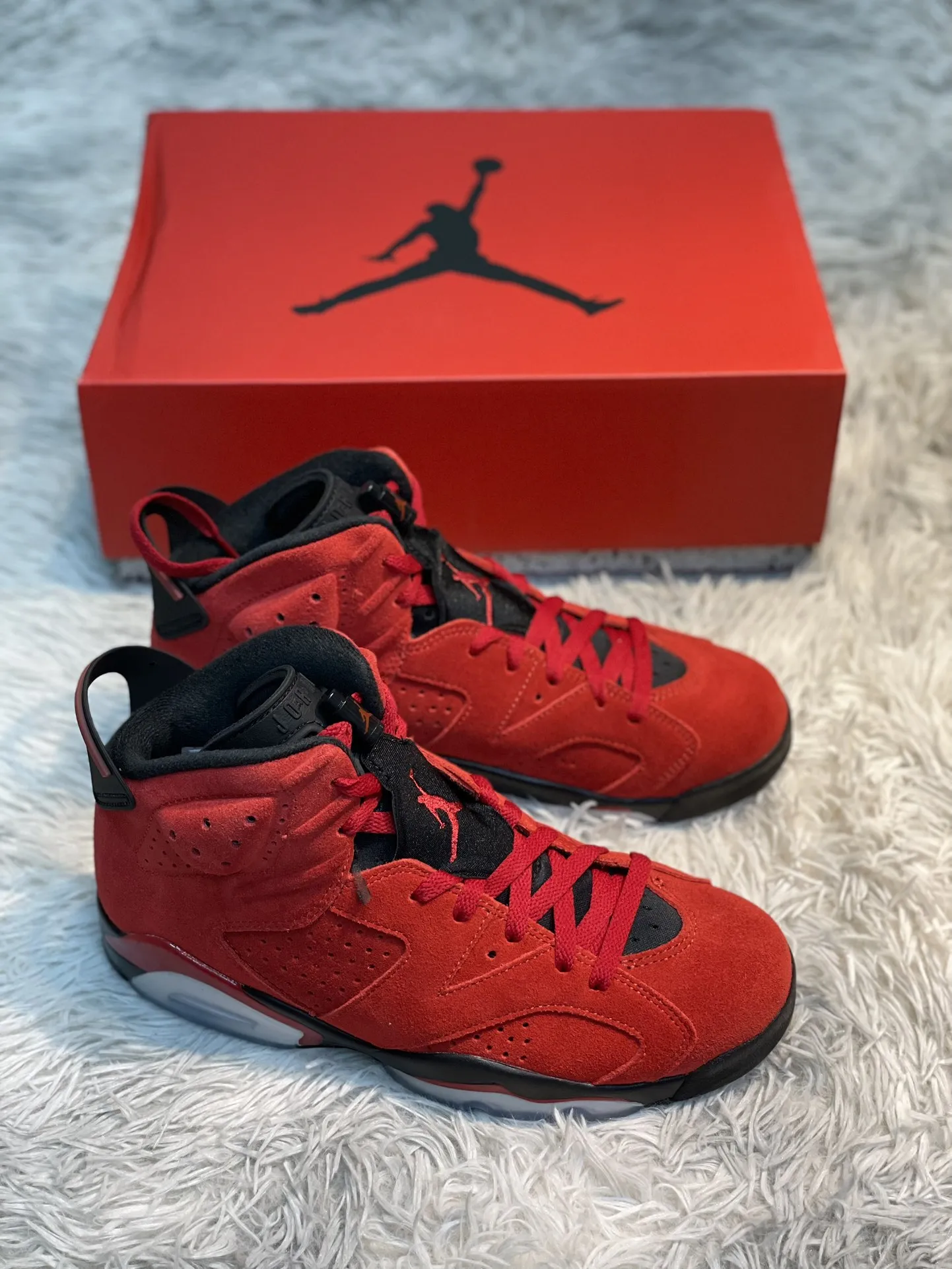 GoAnywhere Nike Air Jordan 6 “Raging Bull” Red Black High-Top Basketball Shoes for Men –  Replica Nike – CT8529- 1109