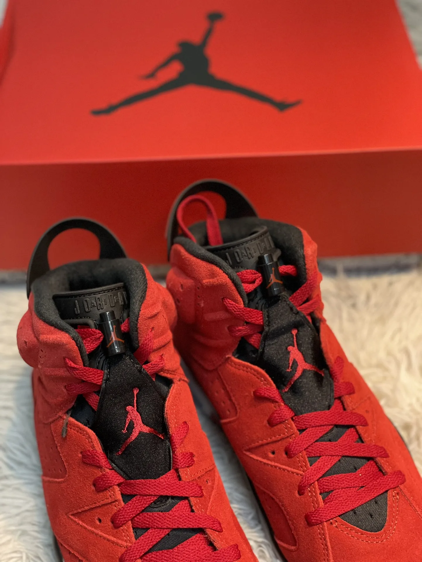 GoAnywhere Nike Air Jordan 6 “Raging Bull” Red Black High-Top Basketball Shoes for Men –  Replica Nike – CT8529- 1109
